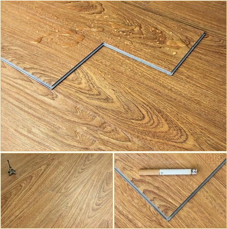 자외선 코팅 SPC 비닐 바닥재 5 밀리미터 6 밀리미터 8 밀리미터 Spc 핵심 비닐 프랭크