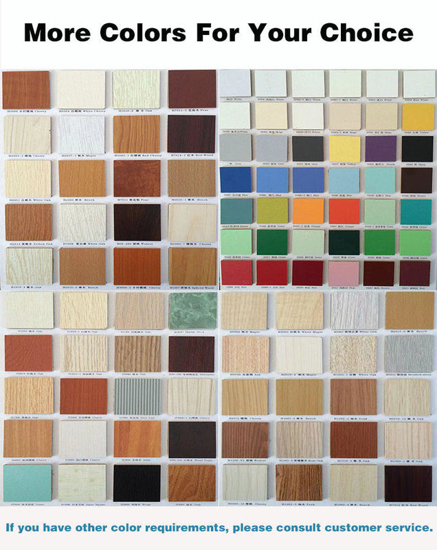 서랍들과의 미니멀리즘 목제패널 가구 4 문 나무로 된 의상 벽장