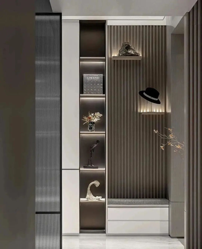 CE / ISO9001 Wpc 나무 슬레이트 패널 Wpc 장식용 패널 UV 저항