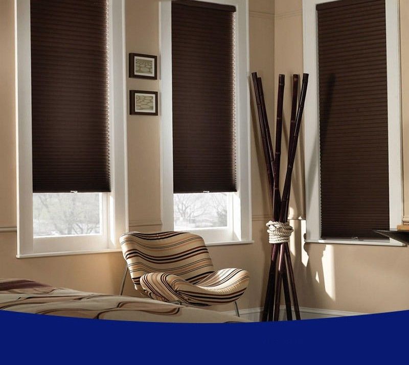 더 낮은 개장 접이 용지 무선 커튼은 주름형 일시적 블라인드를 가립니다