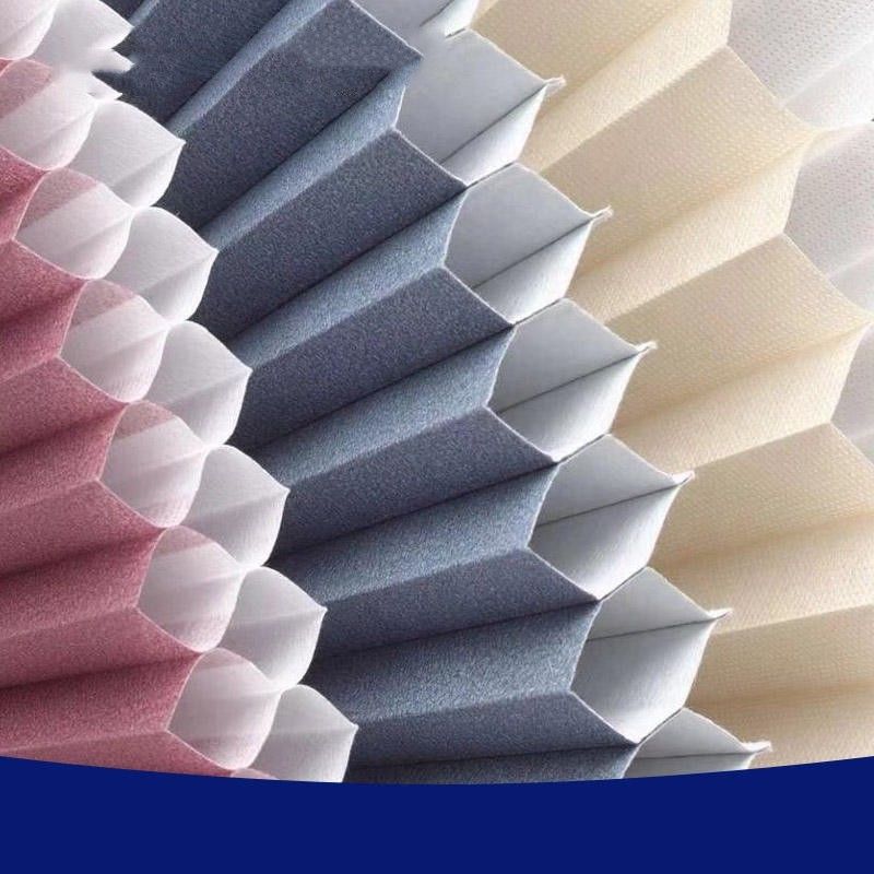 더 낮은 개장 접이 용지 무선 커튼은 주름형 일시적 블라인드를 가립니다