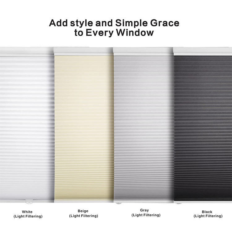 광 필터링 일 밤 벌집형 블라인드 호텔 무선 셀 방식의 음영