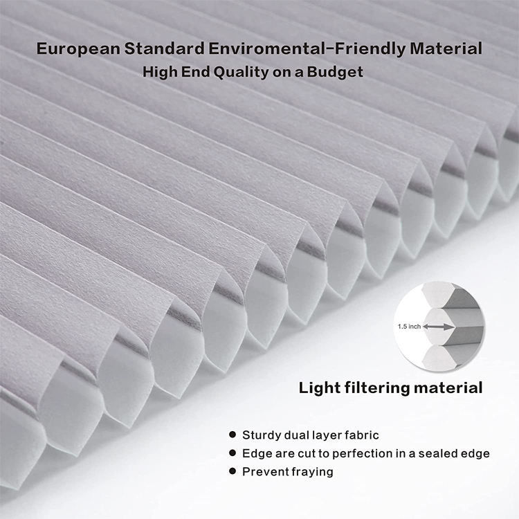 광 필터링 일 밤 벌집형 블라인드 호텔 무선 셀 방식의 음영