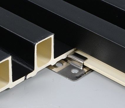 장식용 주택 건축 재료 경제적인 나무 곡물 PVC WPC 벽 패널