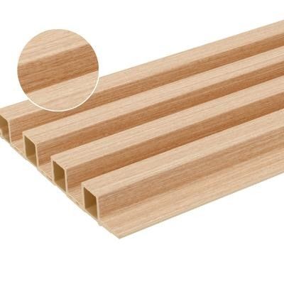 목재 클래싱 내부 플라스틱 복합 플러티드 커버 보드 웨인스코팅 비닐 목재 장식 3D WPC 벽 패널