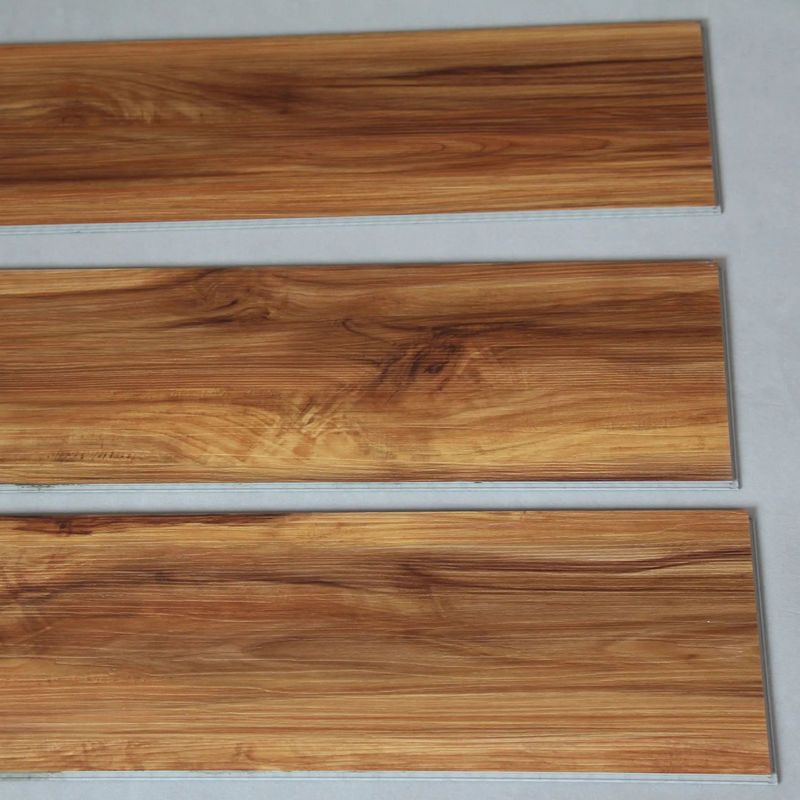 맞춤형 목조 질감 SPC 바닥 방화성 돌 플라스틱 복합성 클릭과 함께 방수성 고급 SPC 비닐 클릭