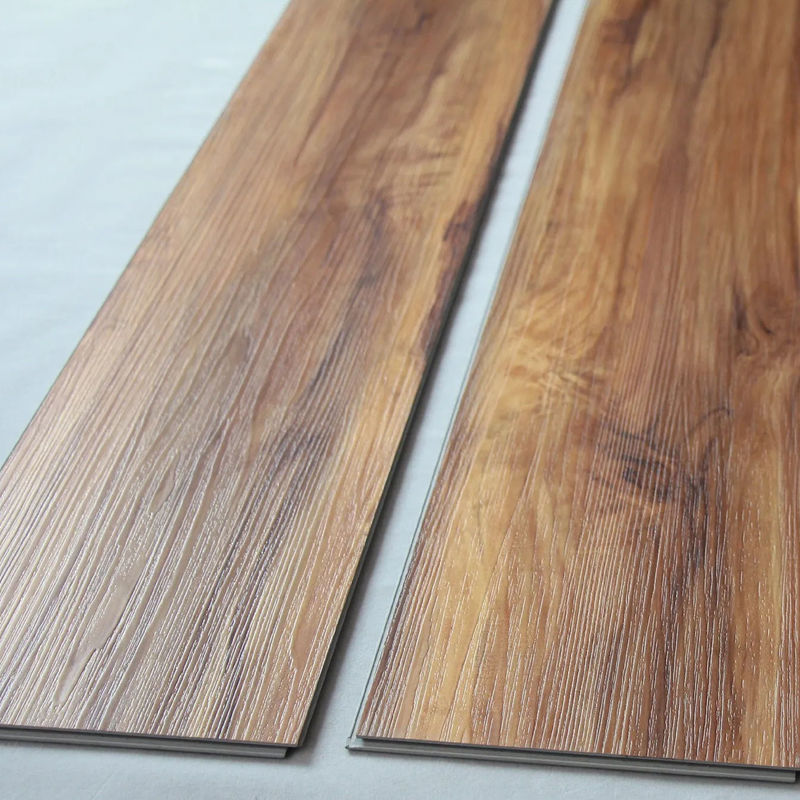 맞춤형 목조 질감 SPC 바닥 방화성 돌 플라스틱 복합성 클릭과 함께 방수성 고급 SPC 비닐 클릭