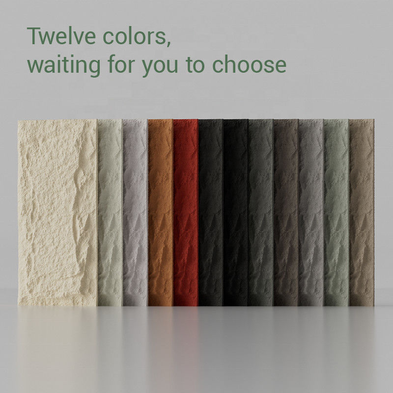 PU 인공 돌 벽판 폴리우레탄 버섯 돌 3D 장식 돌 벽판