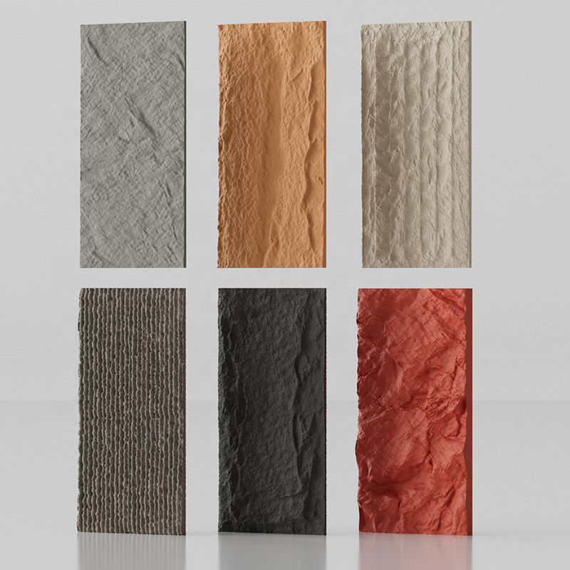 PU 인공 돌 벽판 폴리우레탄 버섯 돌 3D 장식 돌 벽판