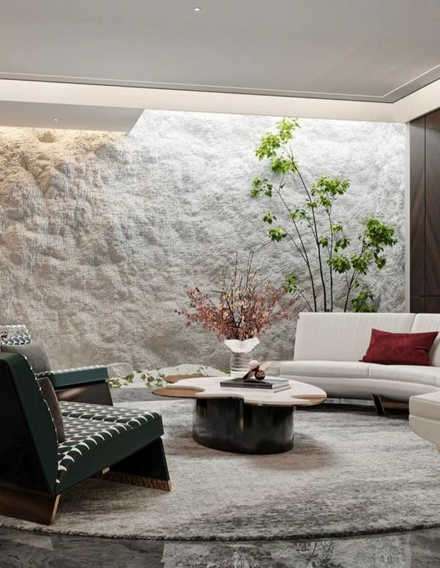 가벼운 무게 야외 외관 장식 PU 가짜 바위 폴리우레탄 돌 패널 3D PU 돌 벽 패널