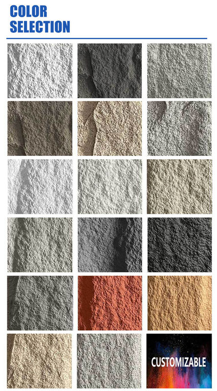 PU 돌 벽 패널 폴리우레탄 돌 패널 3D 벽 패널 보드 인공 가벼운 무게 슬레이트 돌