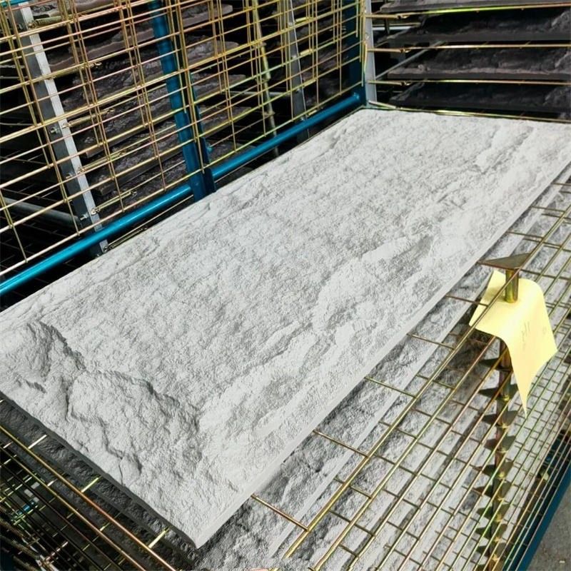 내부 및 외부 벽 PU 돌 패널 가짜 돌 인공 돌 벽 패널