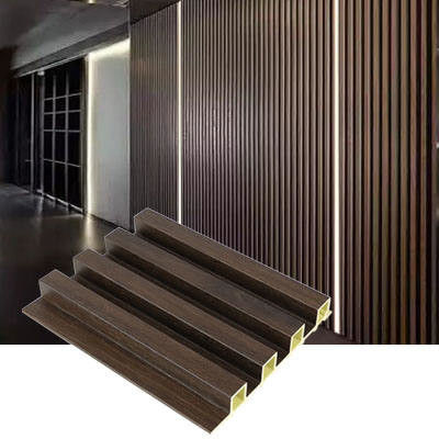 Wpc 벽 패널 목재 플라스틱 복합 벽 천장 내부 장식 재료