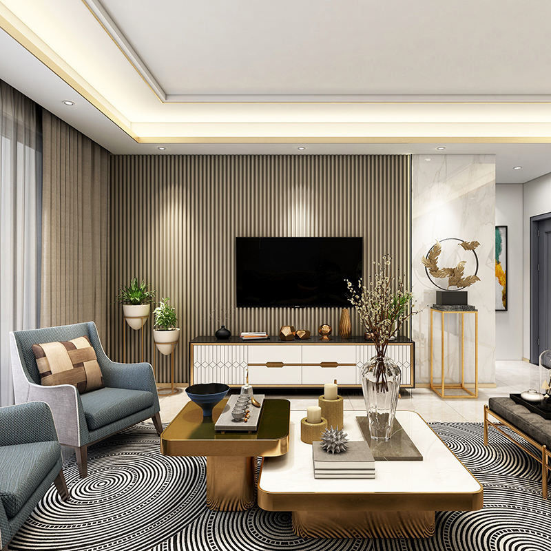 Wpc 벽 패널 목재 플라스틱 복합 벽 천장 내부 장식 재료