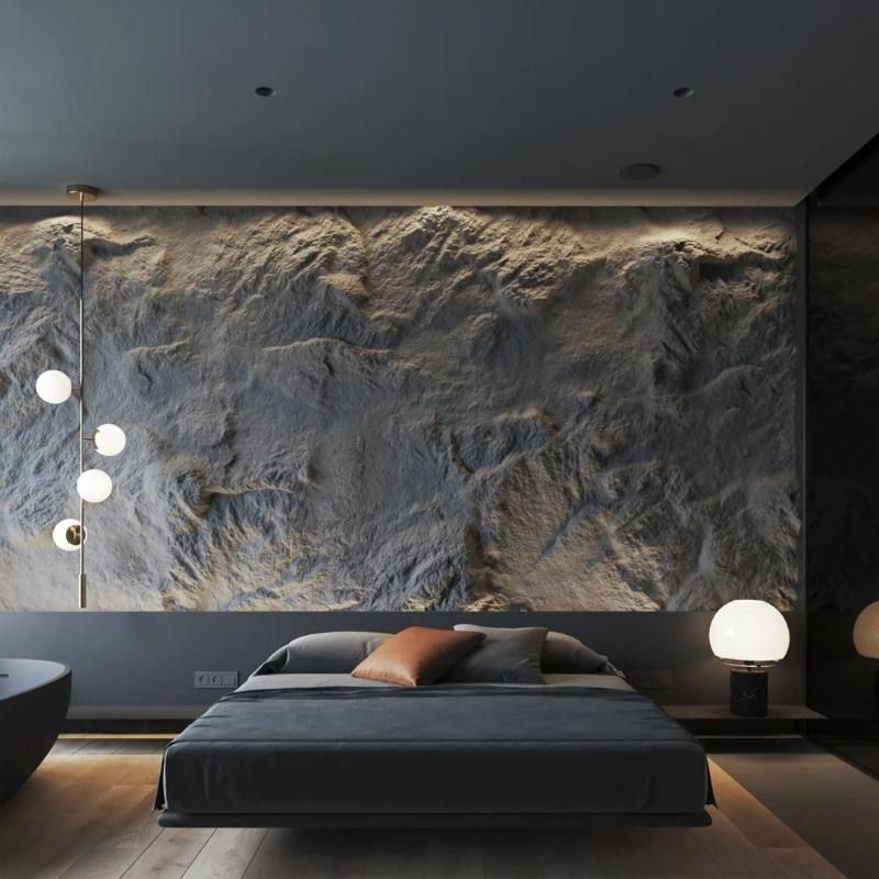 공장 가격 인위 문화 돌 PU 폼 돌 벽 장식용 PU 3D 벽 패널