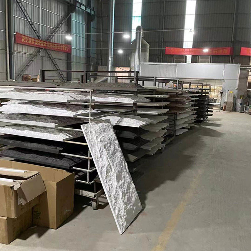 인공 돌 PU 벽 패널 PU 바위 패널 가짜 돌 장단 자연 문화 돌 외관 벽 덮개