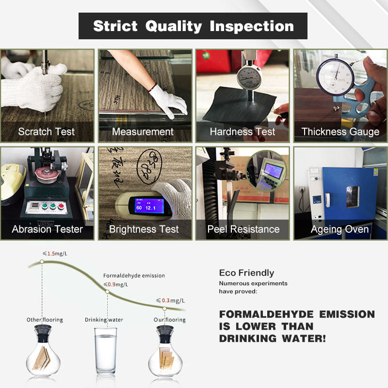 공장 가격 방화 방수 플라스틱 클릭 바닥 Spc 집 사무실 PVC SPC LVT LVP 비닐판 바닥