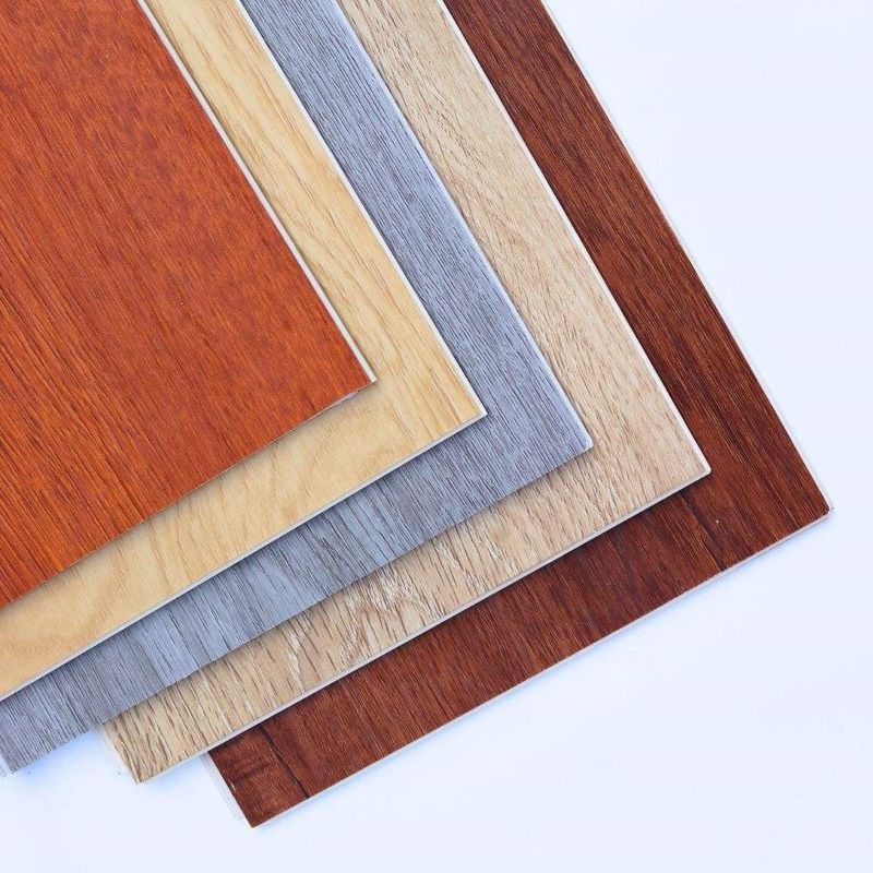 실내 방수 4mm 목자 곡물 딱딱한 코어 PVC 플라스틱 판자 클릭 잠금 Spc 비닐 바닥