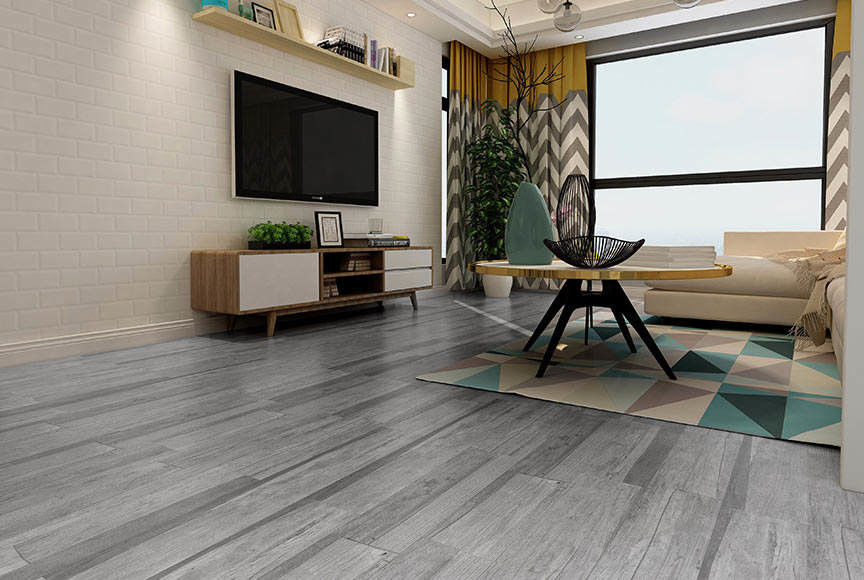 1.5mm 두께 껍질 및 스틱 LVT 바닥 PVC 바닥 비닐 바닥