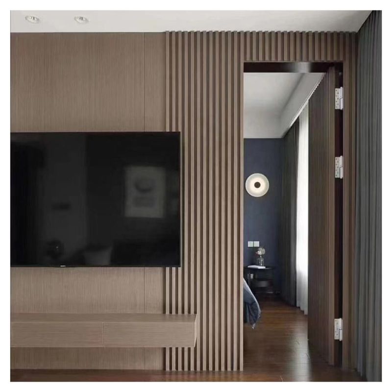 저렴한 가격 장식용 주택 건축 재료 경제적인 나무 곡물 PVC Wpc 벽 패널