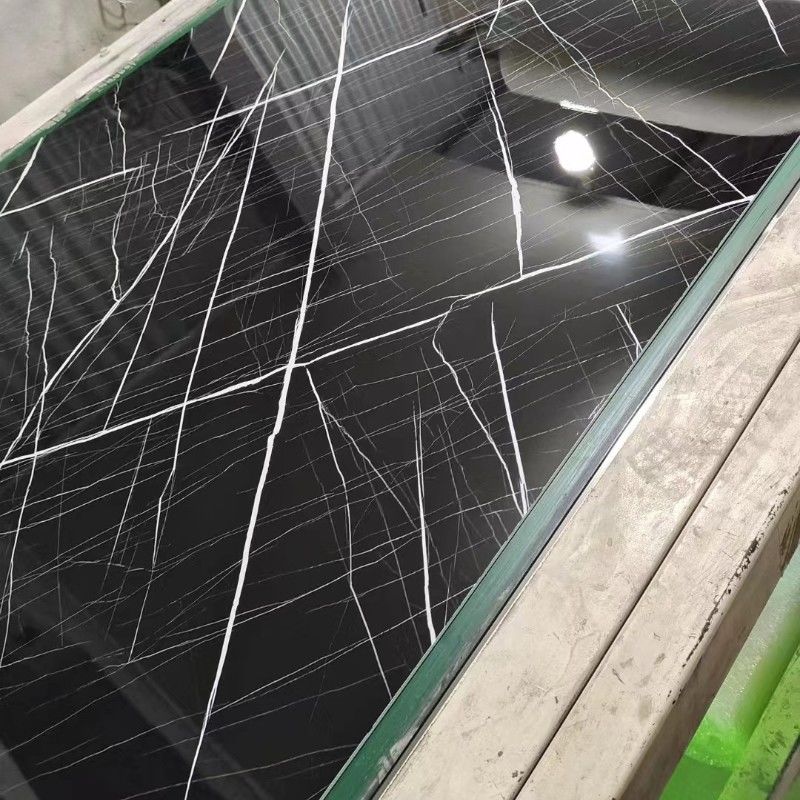 UV 보드 PVC 라미네이트 시트 1220*2440mm 인테리어 장식 대리석 벽 덮기 패널