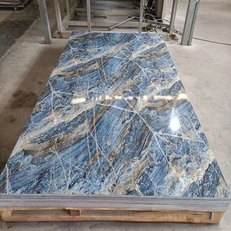 가벼운 UV PVC 대리석 장벽 패널 3mm 또는 4mm 두께 3d