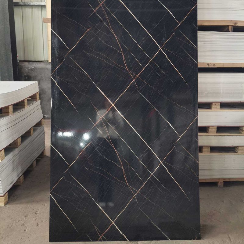 가벼운 UV PVC 대리석 장벽 패널 3mm 또는 4mm 두께 3d