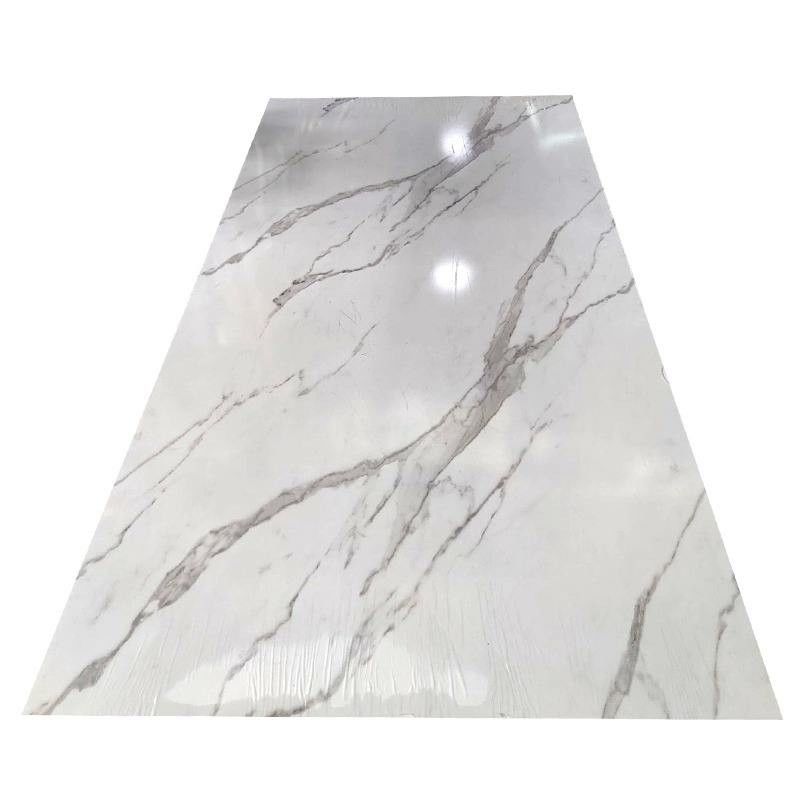 UV PVC 대리석 보드 인테리어 장식 플라스틱 시트 벽 덮기 패널 3d 인쇄 PVC 대리석 UV 시트