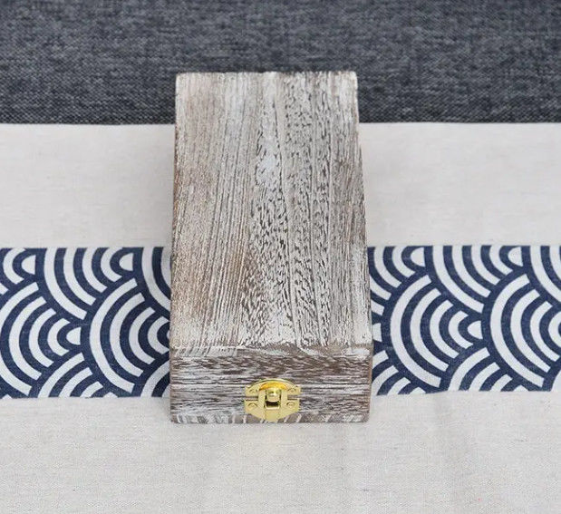 선물 보관용 맞춤형 다채로운 파울루니아 단단한 목재 보석 상자