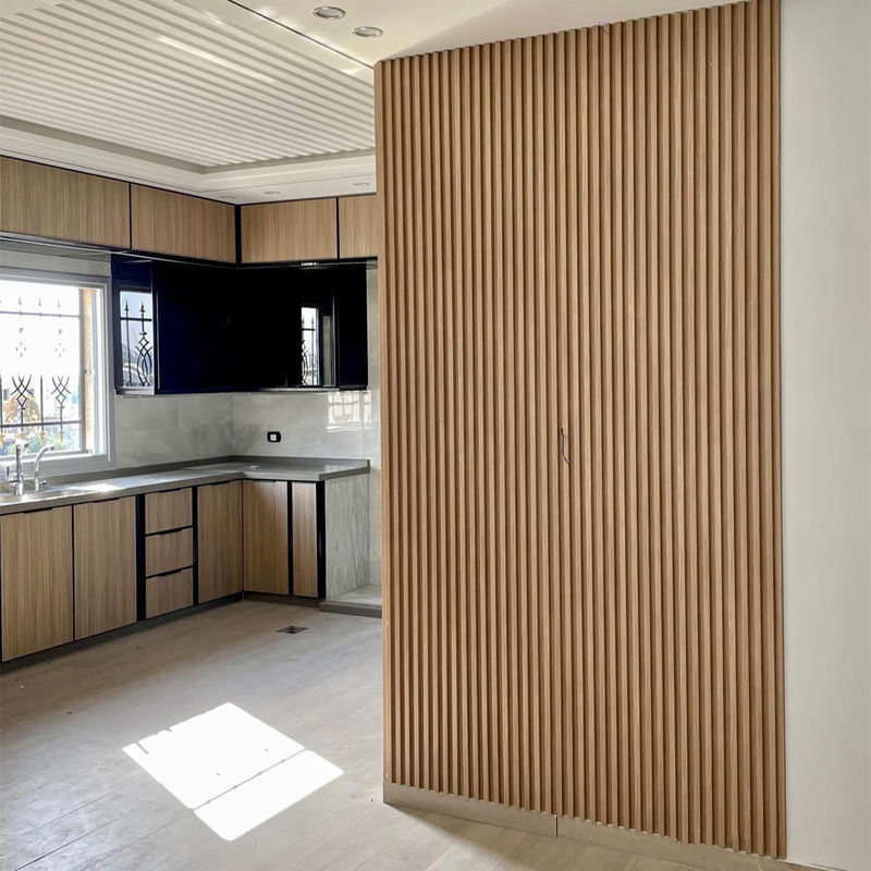 16cm 내부 WPC 장식 나무 복합 실내 벽 패널