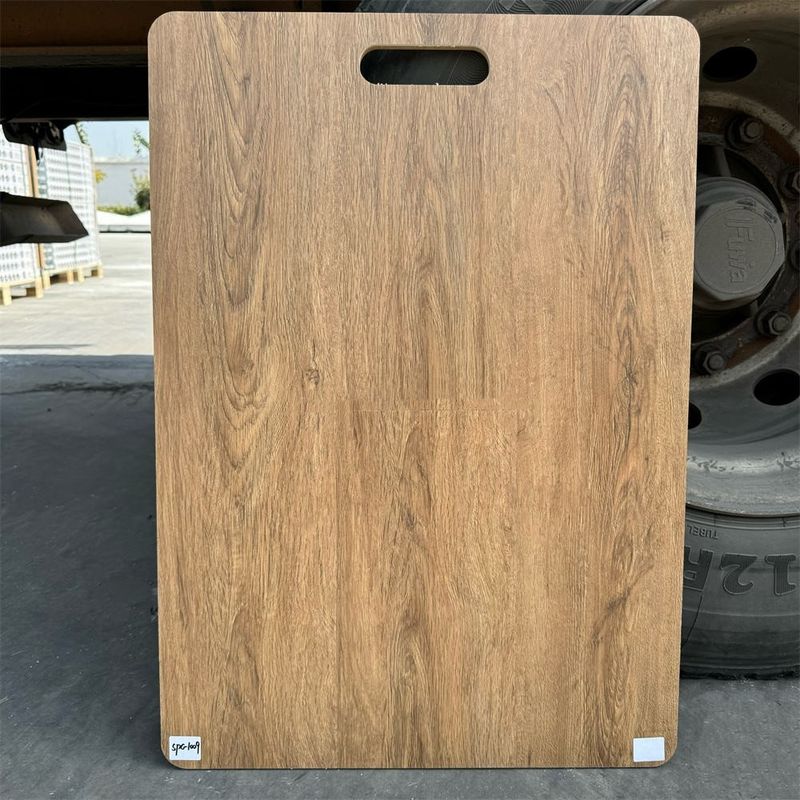 방수 4mm 5mm 6mm 나무 곡물 비닐 판자 클릭 잠금 PVC 플라스틱 SPC 바닥 실내용