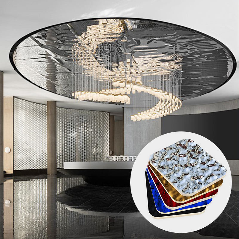 대나무 목탄 물 물결 나무 장단판 탄소 결정판 대나무 나무 섬유 벽 패널