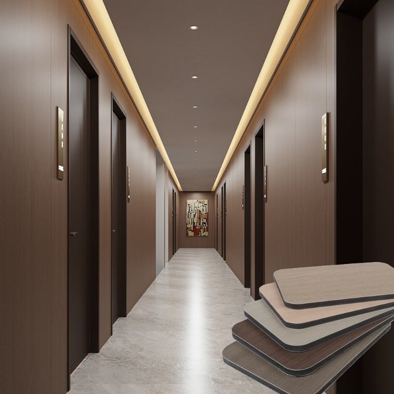 대나무 석탄 나무 플레어 보드 거울 사이딩 방화 방지 PVC 벽 패널 아파트 사무실