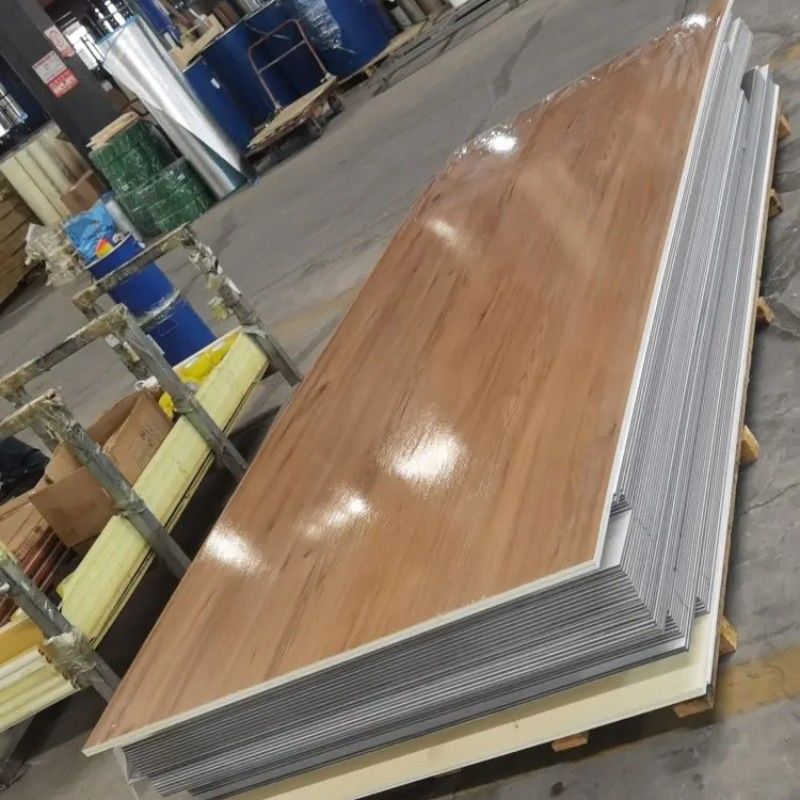 대나무 석탄 나무 플레어 보드 거울 사이딩 방화 방지 PVC 벽 패널 아파트 사무실