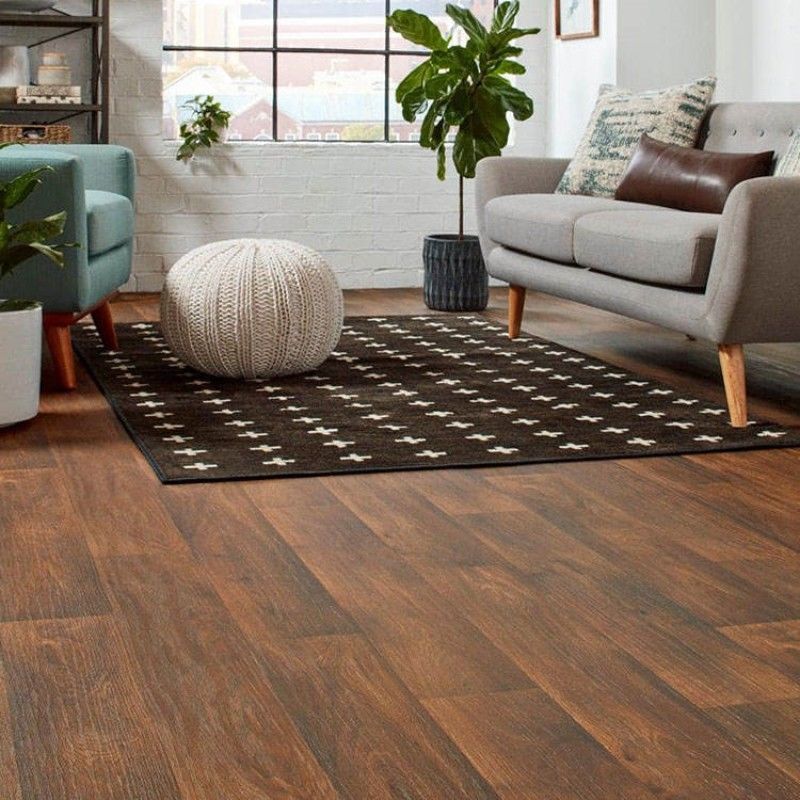 상업용 단단한 PVC 비닐 바닥 PVC 바닥 고급 비닐 클릭 바닥