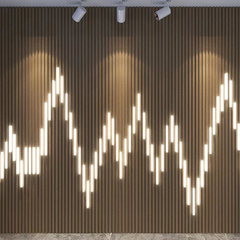 새로운 디자인 목탄 방수 WPC 벽 패널 인테리어 장식 디자인 쉽게 설치