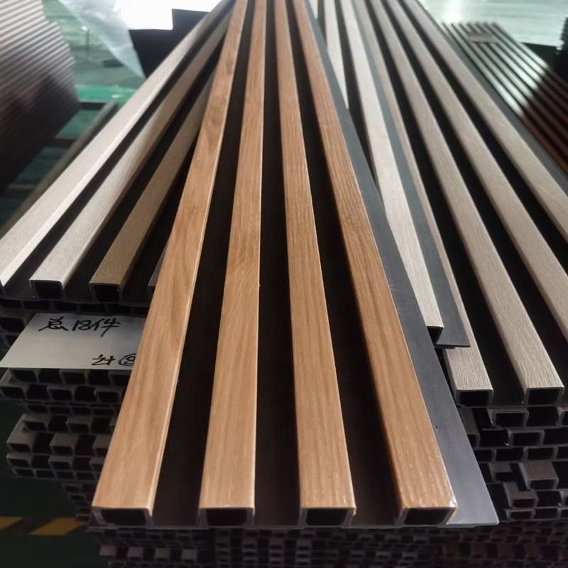 블랙 보드 하우스 인테리어 벽 장식 WPC 벽 패널