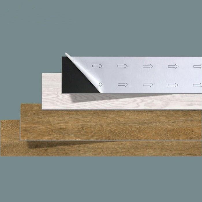 자가 접착 방수 PVC 바닥재 스틱 DIY 비닐 바닥재 사무실 건물 실내 장식용