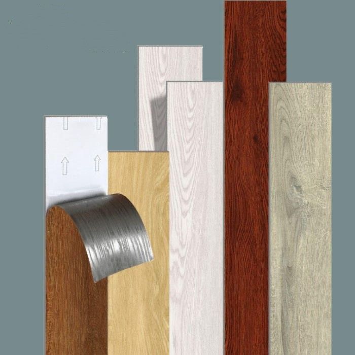 자가 접착 방수 PVC 바닥재 스틱 DIY 비닐 바닥재 사무실 건물 실내 장식용