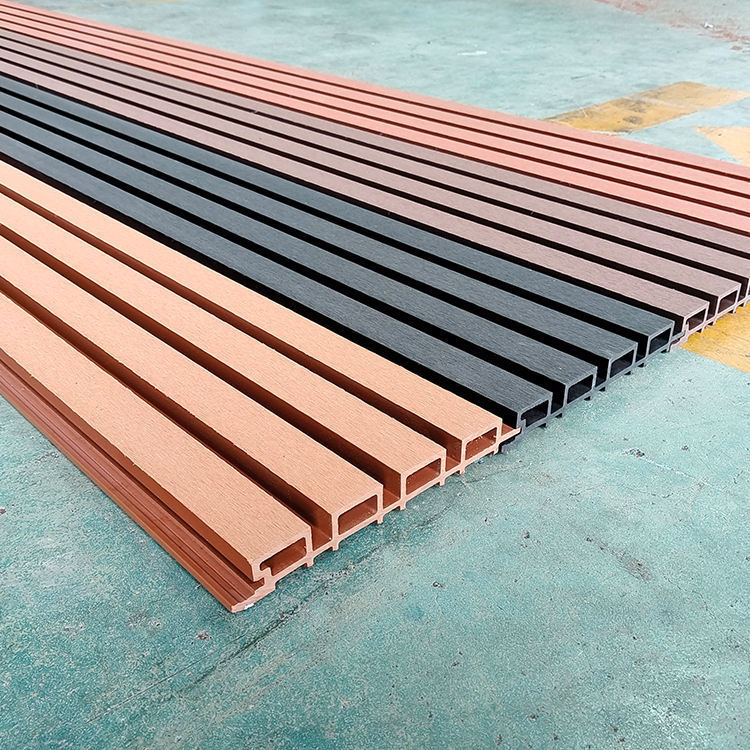 외부 압출 패널 인테리어 PVC 장식 벽 패널 방수 복합 WPC 벽 클래딩