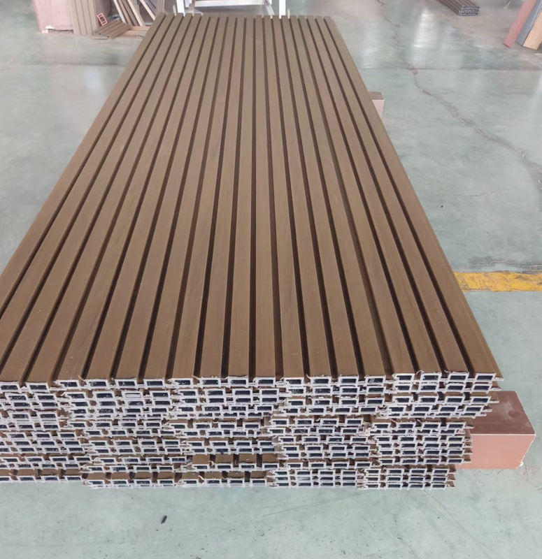 외부 압출 패널 인테리어 PVC 장식 벽 패널 방수 복합 WPC 벽 클래딩