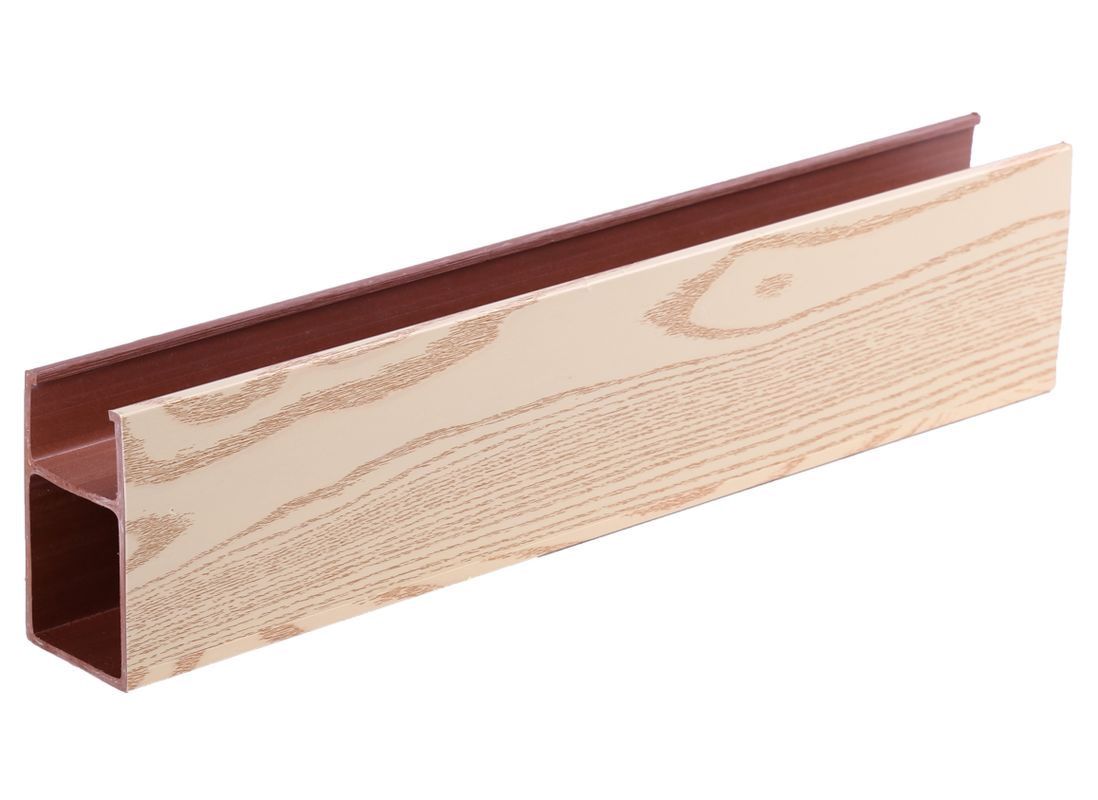 환경 친화적 인 실내 홀 스퀘어 PVC 튜브 기둥 나무 플라스틱 목재 Wpc 튜브