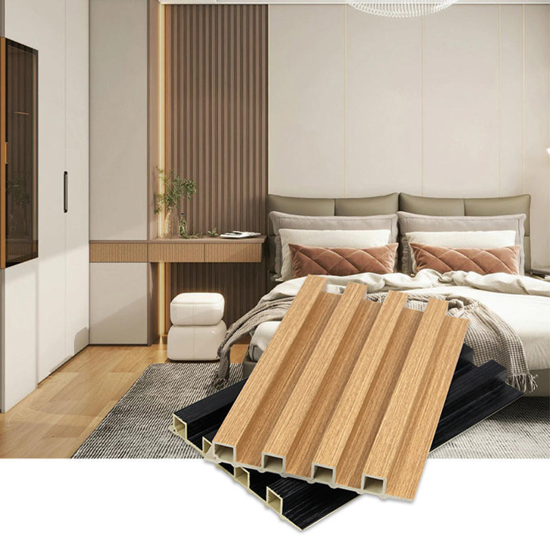 현대 방수 플루티드 WPC 벽 패널 실내 가정 장식 배경 패널