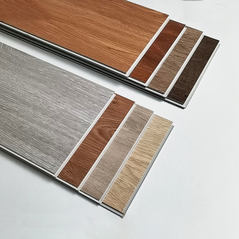 Spc 비닐 바닥재 4mm 5mm SPC 비닐 방화 SPC 비닐 바닥재 실내 방수 PVC 플라스틱 바닥재