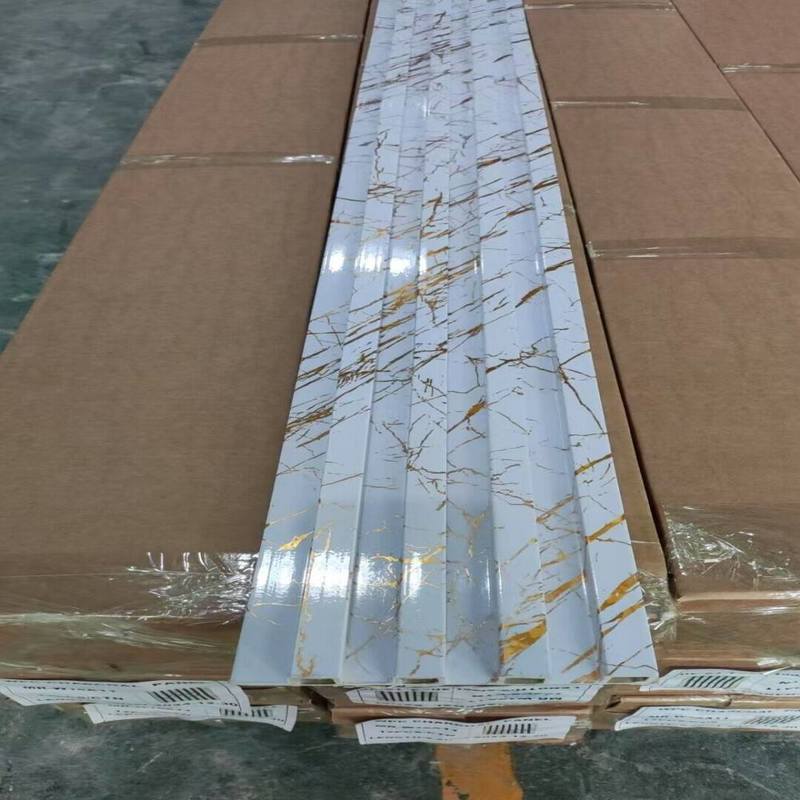 욕실 인테리어용 현대식 목재 플라스틱 복합재 WPC 벽 패널, PVC 대체재