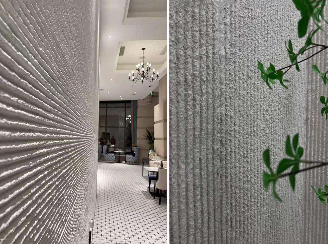 방용용품용 물성 3D 융통성 부드러운 유연 트라버틴 인공 돌 플레어 벽판 현대 디자인 스타일