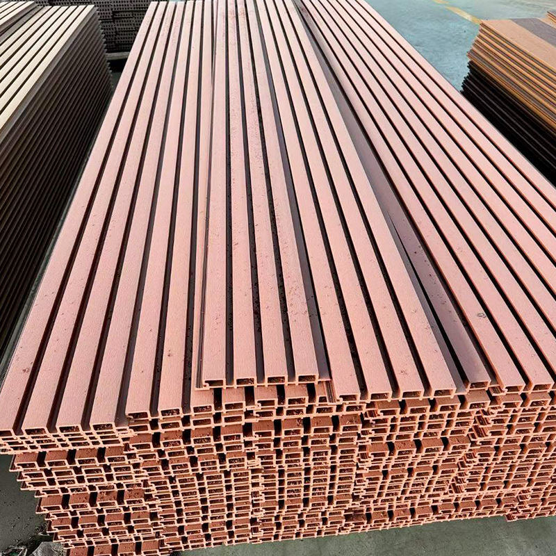 방수 벽장 WPC 외관 복합 벽판 PVC 목조 벽판 외관 엑스트루레이션 플루트 판