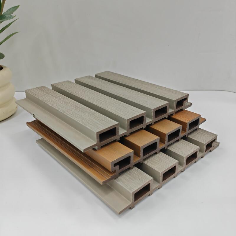 WPC 현대 기하학적 패턴 방수 외관 벽 패널 복합 외관 클래싱 5+ 년 보증 그래픽 솔루션