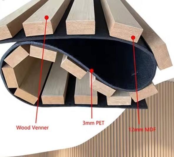 고밀도 20mm 폴리에스터 섬유 고무 코어 음악 스튜디오를 위한 방화성 음소 흡수 장비 코어 음향 패널