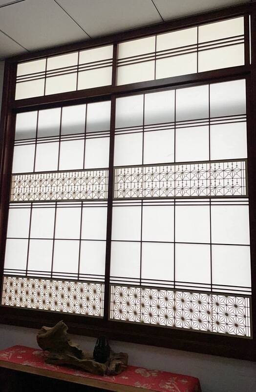 고기술 전통 일본 힌오키 나무 꽃 칩 또는 큐미코 가구 또는 창문